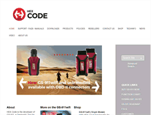 Tablet Screenshot of hexcode.co.za